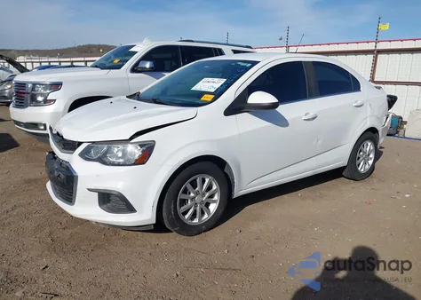 2017 Chevrolet Sonic Lt Auto из США, поврежденный, VIN 1G1JD5SBXH4178144